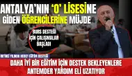 Antalya'nın o lisesine giden öğrencilere ANTEMDER'den maddi destek!