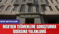 MSB'den teğmenlere soruşturma iddiasına yalanlama