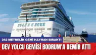 Dev yolcu gemisi Bodrum'a demir attı