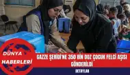 Gazze Şeridi'ne 350 Bin Doz Çocuk Felci Aşısı Gönderildi