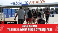 Antalya’dan Yılın İlk 8 Ayında Rekor Ziyaretçi Akını