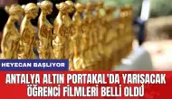 Antalya Altın Portakal'da yarışacak öğrenci filmleri belli oldu