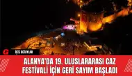 Alanya'da 19. Uluslararası Caz Festivali İçin Geri Sayım Başladı