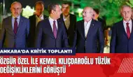 Özgür Özel ile Kemal Kılıçdaroğlu tüzük değişikliklerini görüştü