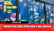 Konyaaltı'nda İzinsiz Eğitim Veren 4 Okul Kapatıldı:1,6 Milyon TL Ceza