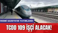 TCDD 109 işçi alacak! Resmi Gazete'de yayımlandı