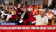 Eczacılar Odası’nda mevcut yönetim güven tazeledi