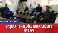 Başkan Topaloğlu’ndan Ergen’e ziyaret