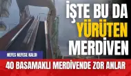 Antalya'da bu da oldu! Yürüyen değil yürüten merdiven