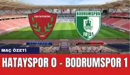 Hatayspor - Bodrumspor Maç Anlatımı! Maçta Neler Oluyor?