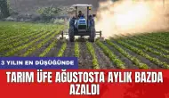 Tarım ÜFE ağustosta aylık bazda azaldı