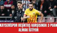 Kayserispor Beşiktaş Karşısında 3 Puan Almak İstiyor