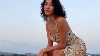 Aybüke Pusat'ın cesur pozları sosyal medyayı salladı! Güzelliği şaka mı?