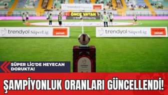 Süper Lig'de Heyecan Dorukta: Şampiyonluk Oranları Güncellendi!