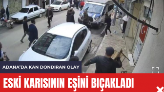 Eski karsının eşini bıçakladı!