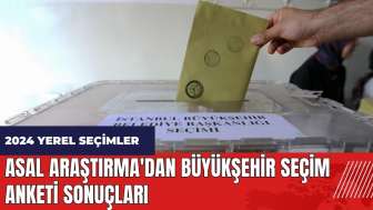 Asal Araştırma'dan büyükşehir seçim anketi sonuçları