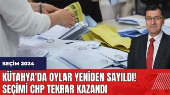 Kütahya'da oylar yeniden sayıldı! Seçimi CHP tekrar kazandı