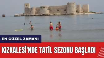 Kızkalesi'nde tatil sezonu başladı