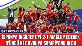 İspanya İngiltere'yi 2-1 mağlup ederek 4'üncü kez Avrupa Şampiyonu oldu