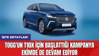 TOGG'un T10X için başlattığı kampanya ekimde de devam ediyor