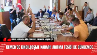 Kemer'de Kındılçeşme Kararı! Arıtma Tesisi de Gündemde