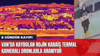 Van'da kaybolan Rojin Kabaiş termal kameralı dronlarla aranıyor