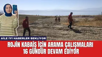 Rojin Kabaiş İçin Arama Çalışmaları 16 Gündür Devam Ediyor