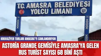 Amasra'ya Gelen Rus Turist Sayısı 68 Bini Aştı