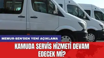 Kamuda servis hizmeti devam edecek mi? Memur-Sen’den yeni açıklama