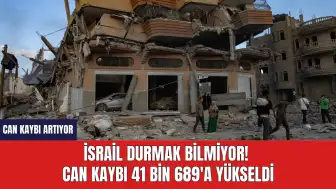 İsrail durmak bilmiyor! Can Kaybı 41 bin 689'a Yükseldi