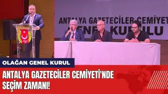 Antalya Gazeteciler Cemiyeti'nde seçim zamanı! Genel Kurul başladı