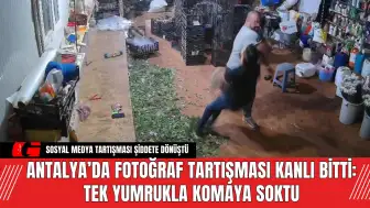 Antalya’da Fotoğraf Tartışması Kanlı Bitti: Tek Yumrukla Komaya Soktu