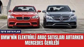 BMW'nin Elektrikli Araç Satışları Artarken Mercedes Geriledi