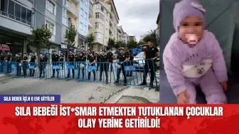 Sıla bebeği ist*smar etmekten tutuklanan çocuklar olay yerine getirildi!