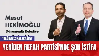 Yeniden Refah Partisi'nde Şok İstifa! Sosyal Medyadan Duyurdu