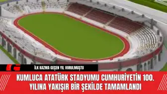 Kumluca Atatürk Stadyumu Tamamlandı! Hasret Bitti!