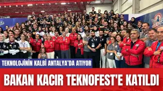 Bakan Kacır TEKNOFEST'e Katıldı