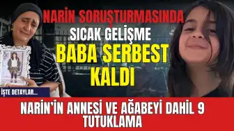 Son dakika! Narin soruşturmasında annesi ve ağabeyi dahil 9 tutuklama