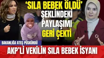 Bakanlığın Sıla Bebek Duyarsızlığına AKP'li eski vekilden tepki