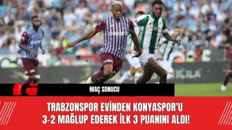 Trabzonspor Evinden Konyaspor'u 3-2 Mağlup Ederek İlk 3 Puanını Aldı!