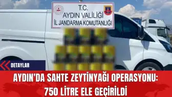 Aydın'da Sahte Zeytinyağı Operasyonu: 750 Litre Ele Geçirildi