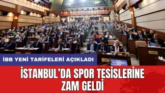 İstanbul’da spor tesislerine zam geldi: İBB yeni tarifeleri açıkladı