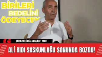 Ali Bıdı Suskunluğu sonunda bozdu! Yolsuzluk İddialarına Sert Yanıt