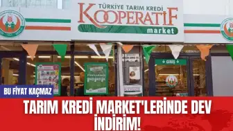 Tarım Kredi Market'lerinde Dev İndirim! Bu Fiyat Kaçmaz