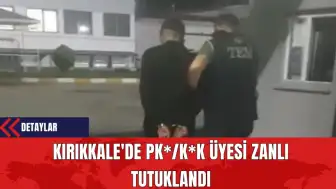 Kırıkkale'de PK*/K*K Üyesi Zanlı Tutuklandı