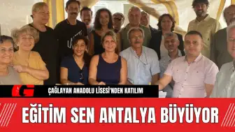 Eğitim Sen Antalya büyüyor