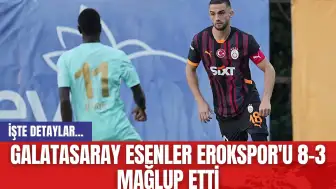 Galatasaray Esenler Erokspor'u 8-3 Mağlup Etti