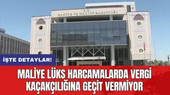 Maliye lüks harcamalarda vergi kaçakçılığına geçit vermiyor