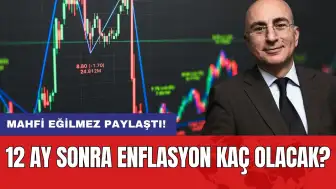 Mahfi Eğilmez paylaştı: 12 ay sonra enflasyon kaç olacak?