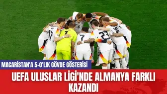 UEFA Uluslar Ligi'nde Almanya Farklı Kazandı